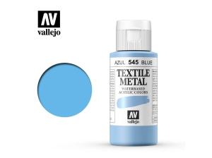 Vallejo Textile Color 40545 Metallic Blue (60ml)