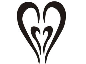 Aerograf szablona do tatuażu V010