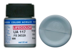 Farba LifeColor UA117 mimetic grey