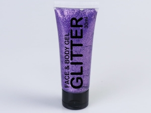 Glitter Gel Tube violacelous 30 ml