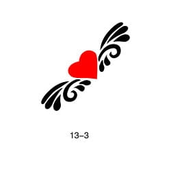 Szablon do błyszczącego tatuażu Fengda 13-03