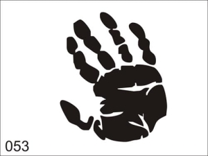 Aerograf szablona do tatuażu V053