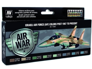 Vallejo Model Air IAF Set 71203 Israeli Air Force (IAF) Colors Post 1967 To Present (8)