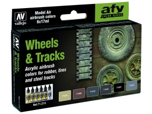 Vallejo Model Air AFV Set 71213 Wheels & Tracks (6)