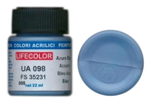 Farba LifeColor UA098 mimetic azure blue