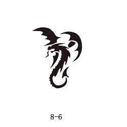 Szablon do błyszczącego tatuażu Fengda 08-06