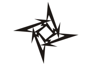 Aerograf szablona do tatuażu V102