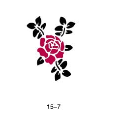 Szablon do błyszczącego tatuażu Fengda 15-07