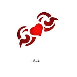 Szablon do błyszczącego tatuażu Fengda 13-04