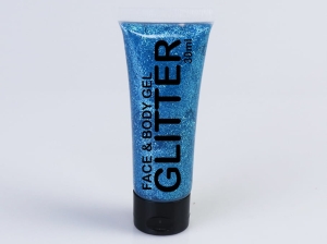 Glitter Gel Tube light blue 30 ml