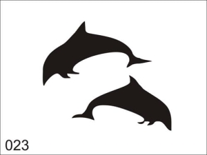 Aerograf szablona do tatuażu V023