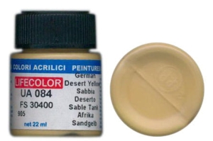 Farba LifeColor UA084 mimetic german desert yellow