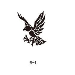 Szablon do błyszczącego tatuażu Fengda 08-01