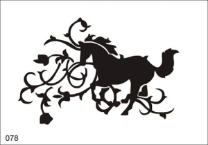 Aerograf szablona do tatuażu V078