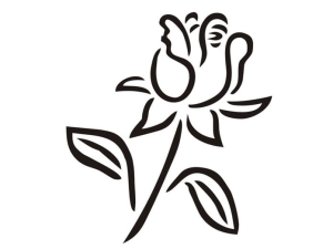 Aerograf szablona do tatuażu V006