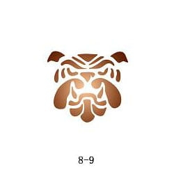 Szablon do błyszczącego tatuażu Fengda 08-09