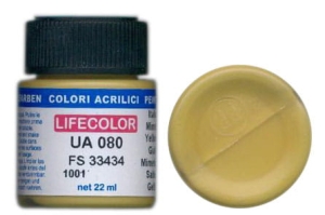 Farba LifeColor UA080 mimetic yellow 3