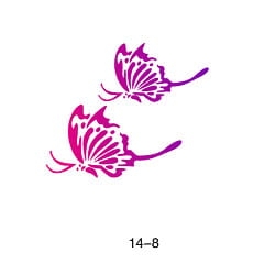 Szablon do błyszczącego tatuażu Fengda 14-08