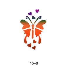 Szablon do błyszczącego tatuażu Fengda 15-08